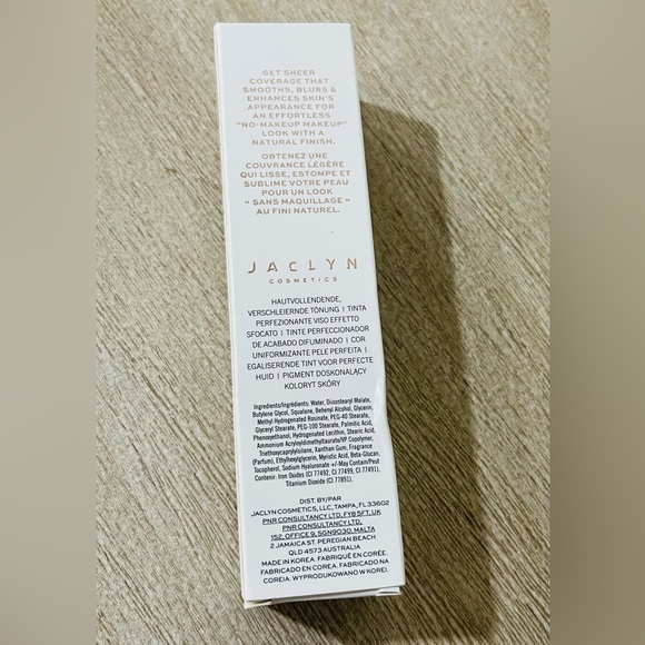 JACLYN Cosmetics Skin Perfecting Blurring Tint in Shade DEEP 1oz 30ml New In Box - Picture 3 of 5